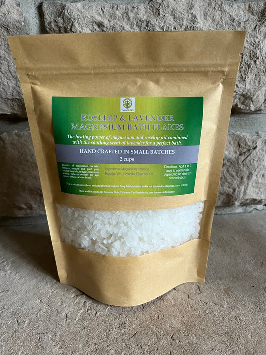 Rosehip & Lavender Magnesium Bath Flakes